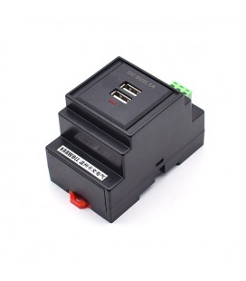 USB-разъем на DIN-рейку, DC5V/2.1A, 1P, IP22