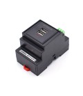 USB-разъем на DIN-рейку, DC5V/2.1A, 1P, IP22