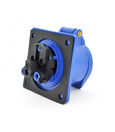 Розетка накладна пряма SF-313, 3 полюси, 2Р + E, 16А, 380V, IP44