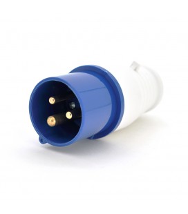 Вилка кабельна SF-013, 3 контакту, 2Р + E, 16А, 380V, IP44
