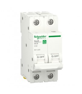 Автоматичний вимикач змінного струму  Schneider RESI9 50А, 2P, крива, 6кА