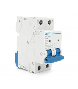 Автоматический выключатель постоянного тока CHINT NB1-63DC 2P C16 DC500V, 16A, 6kA, DIN, 86*36*49.5mm