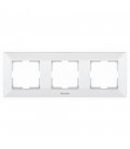 Рамка Panasonic Arkedia Slim потрійна, горизонтальна, біла
