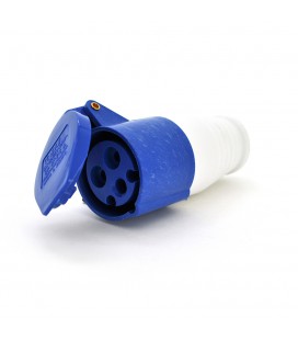 Розетка накладна SF-213, 3 полюси, 2Р + E, 16А, 380V, IP44