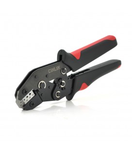 Инструмент обжимной SN-2549 для обжимки клемм, 0.14-1.5mm2, Black-red