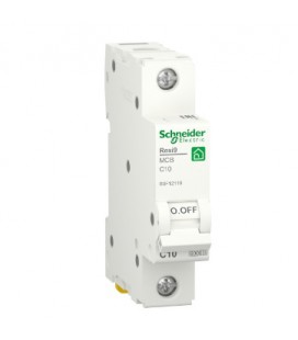 Автоматичний вимикач змінного струму  Schneider RESI9 10А, 1P, крива С, 6кА
