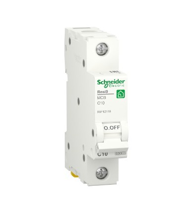 Автоматичний вимикач змінного струму  Schneider RESI9 10А, 1P, крива С, 6кА