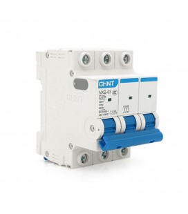 Автоматичний вимикач змінного струму CHINT NXB-63 3P C25, 25A