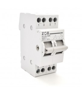 Модульний перекидний автомат трипозиційний (перекидний автомат) Voltronic SF219G-2P-63A із загальним виходом