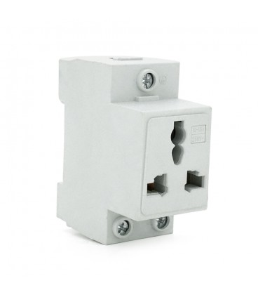 Модульна розетка Chenf Universal 3-pin на DIN-рейку, 250V/10-16A, Box