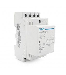Контактор CHINT NCH8-20/40 220V,20А, 10kW, 4NO, на DIN-рейку, 85*65,5*36мм
