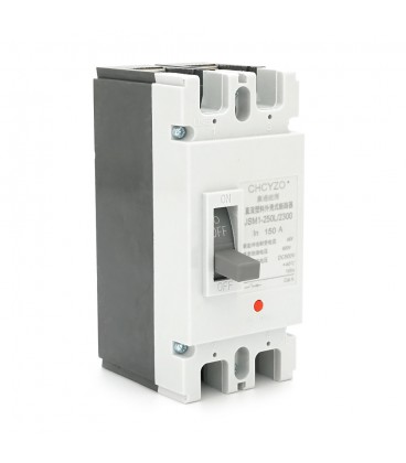 Двухполюсный автомат постоянного тока CHCYZO JSM1-250L/2300, 150A, DC500-800V, 6kA
