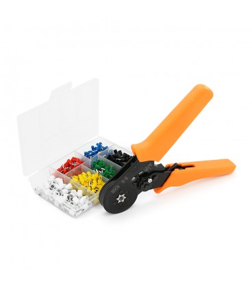 Кримпер CINLINELE HCS8 6-6 для обтиску кабельного наконечника + набір кабельних наконечників