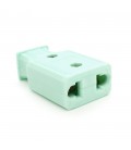 Штепсельне гніздо під вилку без заземлення 16А 250V 948, Салатовий, Q20