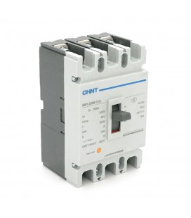 Автоматичний вимикач змінного струму CHINT NM1-250S/3300-200А 3P, 380 В. 200A. 8КА/400В 10КА/800В. 165*105*87mm