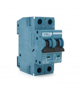 Автоматический выключатель постоянного тока YRO YRL7-63DC 2P 40A DC550V 6kA, DIN, 80*36*44.8mm