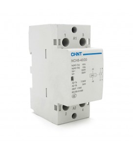 Контактор CHINT NCH8-40/20 AC24V,40А, 7.5kW, 2NO, на DIN-рейку, 85*65,5*36мм