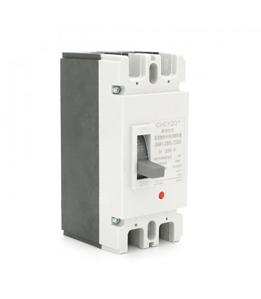 Двухполюсный автомат постоянного тока CHCYZO JSM1-250L/2300, 250A, DC500-800V, 6kA