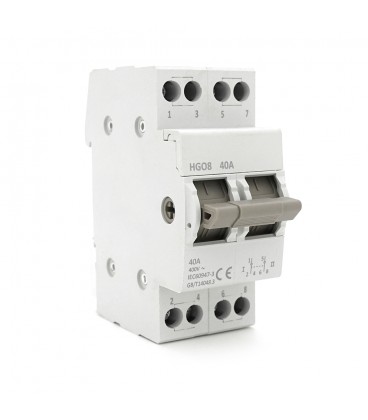 Модульний перекидний автомат трипозиційний (перекидний автомат) Voltronic HGO8-2P-40A