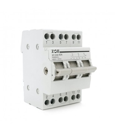 Модульний перекидний автомат трипозиційний (перекидний автомат) Voltronic SF219G-3P-40A із загальним виходом