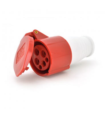 Розетка накладна SF-214, 4 полюса, 3Р + E, 16А, 380V, IP44