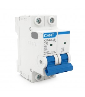 Автоматический выключатель переменного тока CHINT NXB-63 2P C32, 32A
