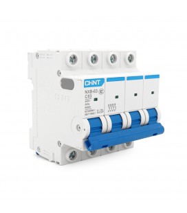 Автоматический выключатель переменного тока CHINT NXB-63 4P C63, 63A