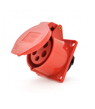 Розетка накладна пряма SF-315, 5 полюсів, 3Р + N + E, 16А, 380V, IP44