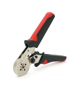 Кримпер HSC8 6-4A для обжима кабельного наконечника, 0.25-10mm2, Black-red