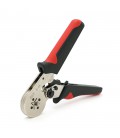 Крімпер HSC8 6-4A для обтиску кабельного накінечника, 0.25-10mm2, Black-red