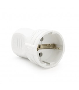 Штепсельне гніздо VIKO без заземлення 7.5А 260V. White. ПВХ