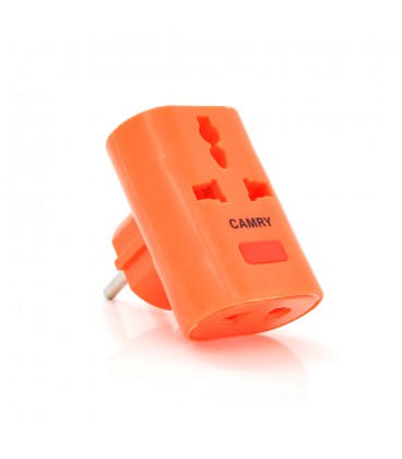 Розетка тройник универсальный Т- образный YT162, Orange, Q12