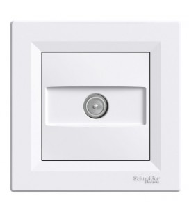 Розетка TV Schneider Asfora, Белый