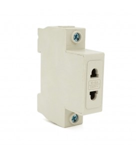 Модульная розетка Chenf universal на DIN-рейку, 250V/10-16A, Box