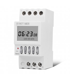 Реле часу Sinotimer TM623, на DIN-рейку, РК-екран, програмований, 16А, 220V, 82х68х35мм