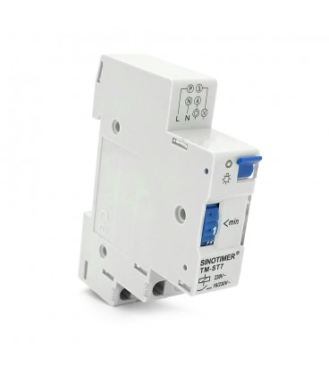 Электромеханическое реле времени Sinotimer TM-ST7, 1-7 минут, на DIN-рейку 1P, 16А, 250V