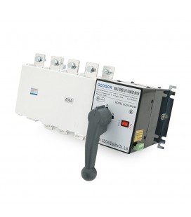 Автомат ввода резерва (АВР) четырехполюсный GCQ4P630A, 220V/630A, Отключающая способность KA:6, Винтовая фиксация, 443*273*265мм