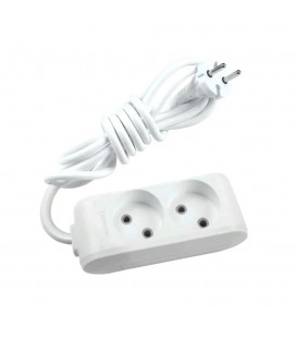 Удлинитель Panasonic X-tendia 2 гнезда, 3 м, с защитными шторками, серый