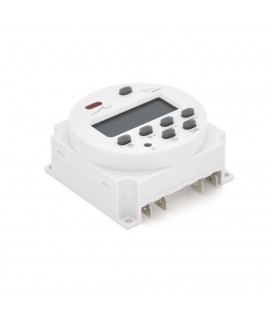 Реле часу CN101A з індикацією затримки часу, для підключення на DIN рейку до 16А, 220V