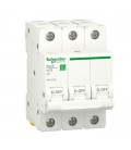 Автоматичний вимикач змінного струму  Schneider RESI9 6А, 3P, крива С, 6кА