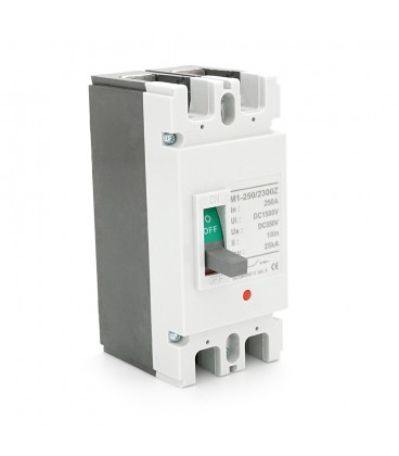 Двополюсний автомат постійного струму MCCB M1-250/2300Z, 250A, DC550-1500V, 25kA