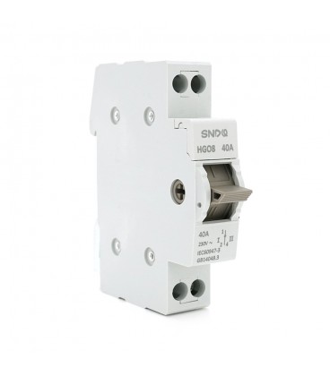 Модульний перекидний автомат трипозиційний (перекидний автомат) Voltronic HGO8-1P-40A