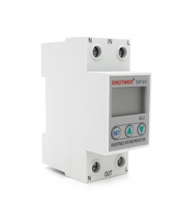 Защитное реле с контролем напряжения SVP-915, 80A, 220В, на DIN-рейку, 35х65х85 мм