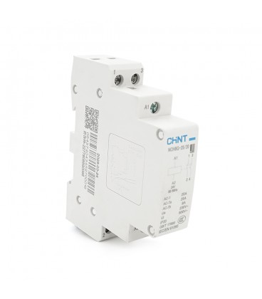 Контактор CHINT NCH8-25/20 AC24V,25А, 5kW, 2NO, на DIN-рейку, 85*65,5*18мм