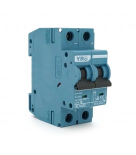 Автоматический выключатель постоянного тока YRO YRL7-63DC 2P 20A DC550V 6kA, DIN, 77*35*81mm