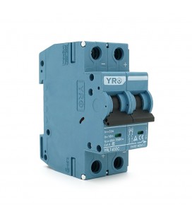 Автоматический выключатель постоянного тока YRO YRL7-63DC 2P 50A DC550V 6kA, DIN, 80*36*44.8mm