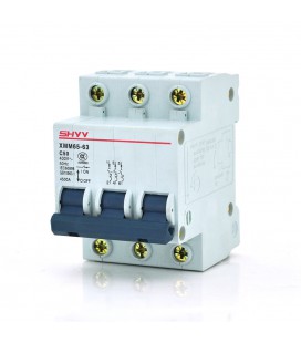 Автоматический выключатель переменного тока SHYY XMM65-63 3P C50, 400V