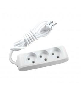 Удлинитель Panasonic X-tendia 3 гнезда, 2 м, с защитными шторками, серый