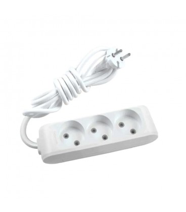 Удлинитель Panasonic X-tendia 3 гнезда, 2 м, с защитными шторками, серый