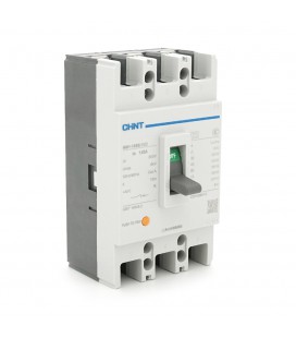 Автоматичний вимикач змінного струму CHINT NM1-125S/3300-125А 3P, 380 В. 125A. 8КА/400В 10КА/800В. 155*90*68mm